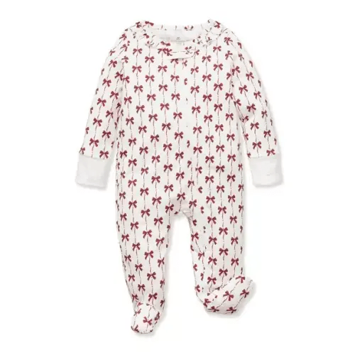 Brands We Love Baby's Pima Romper in Blissful Bows by Janie and Jack