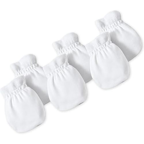 Burt's Bees Baby Unisex Baby Mittens, Infant Scratch Protection Mitts, 3 Pk