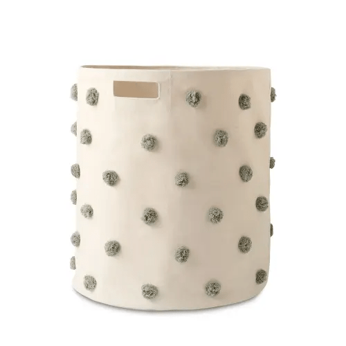Pom Pom Hamper With Ring