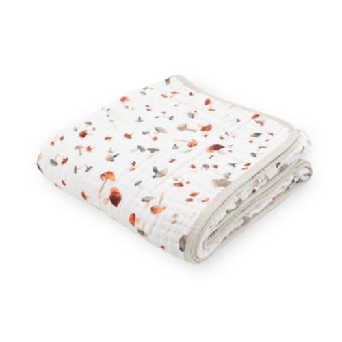 Little Unicorn Cotton Muslin Quilt Blanket - Mushrooms: Baby Blanket, 47 x 47, Nature And Outdoors Theme