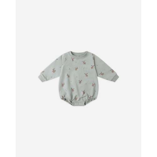 Crewneck Bubble Romper || Moose