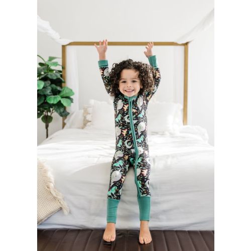 Luna Moth Zip Romper