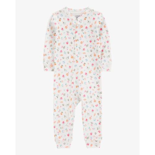 Baby Floral Print Snug Fit Cotton Footless 1-Piece Pajamas - Carter's | Carter's