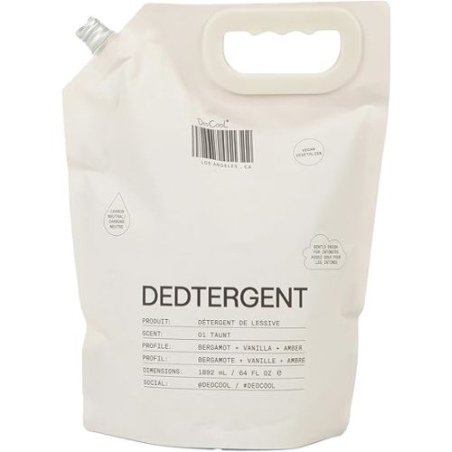 DedCool Liquid Laundry Detergent | 01 Taunt | Long-Lasting Signature Scent | Stain-Removing Formula | Infused with Natural Essential Oils | Non-Toxic | 120 Washes | 64 fl oz