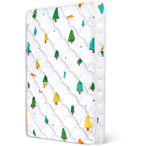 Mini Crib Mattress 38" x 24" x 4"- Firm Support and Comfort Premium Foam,Noiseless and Odorless,Hypoallergenic Mini Crib Mattress,Fits Mini and Portable Cribs,Dual Sided with Soft Breathable Fabric
