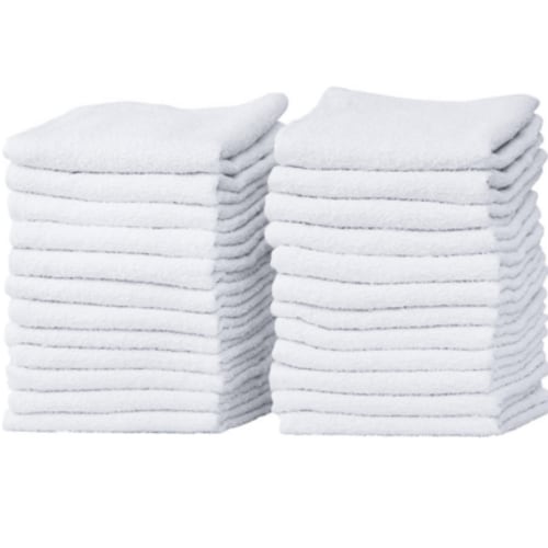 Face Towels Pack Of 12 – Wash Cloths (10x10 Inch) – Soft, Quick Dry & Highly Absorbent Hand Towels For Bathroom, Spa, Gym, Kitchen And For Daily Use - (White) | SHEIN USA