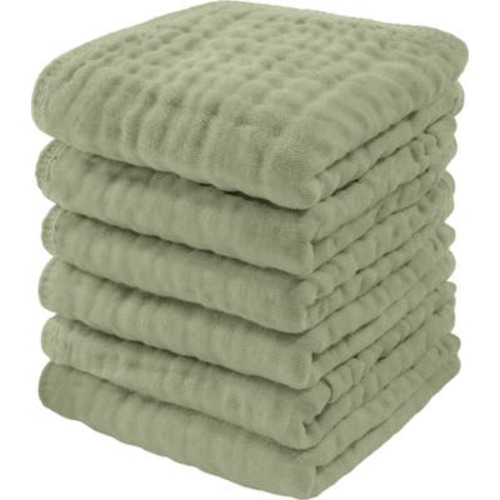 Muslin Washcloths - Pack of 6