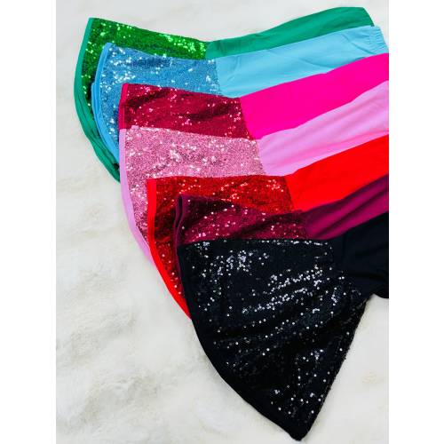Sequin Bell Bottom Pants | Baby Toddler Little Girl's Trendy Leggings
