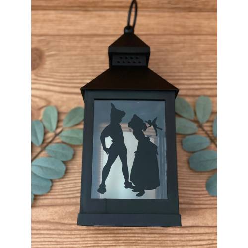 Disney Inspired Peter Pan Lantern, Wedding, Tinkerbell, Nursery, Nightlight, Housewarming, Birthday, Baby Shower
