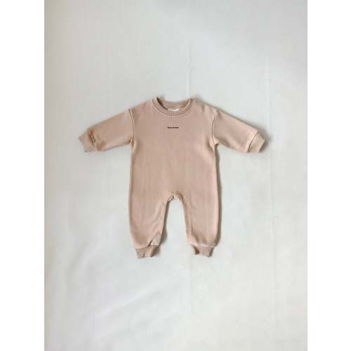 Otto Puff Circle Logo Romper - Fawn