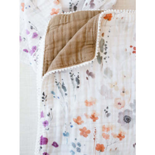 Violet – Organic Muslin Gauze Quilt - Fawn & Foster