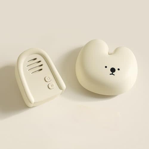 Wireless Doorbell, Cute Rabbit and Snow House Doorbell- Wireless remote control distance of 200 feet, 1 Receiver + 1 Transmitter- Cream White