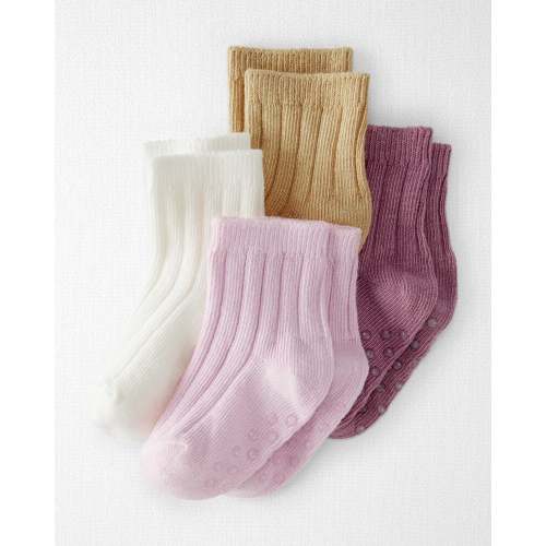 Baby 4-Pack Socks Made with Organic Cotton