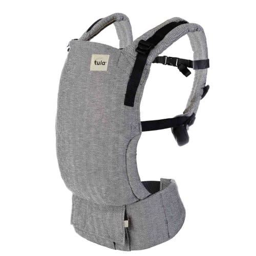 Natural Linen Baby Carrier - Free-To-Grow Ash Grey – Baby Tula – Baby Tula US