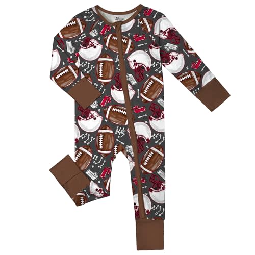 Weiwei Pajamas for Baby Boys & Girls, Viscose from Bamboo Footie Pajamas Convertible Newborn Sleeper, Zipper Onesie 0-24M,YKK
