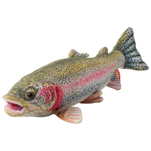 Bass Pro Shops Plush Stuffed Rainbow Trout for Kids