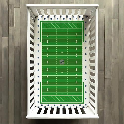 STADIUMSHEETS Day1Fans Fitted Crib Sheet, Notre Dame Fighting Irish