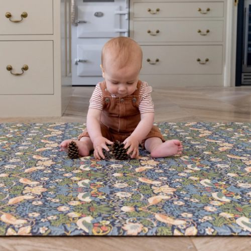 Morris & Co. The Strawberry Thief Play Mat – Totter and Tumble LLC