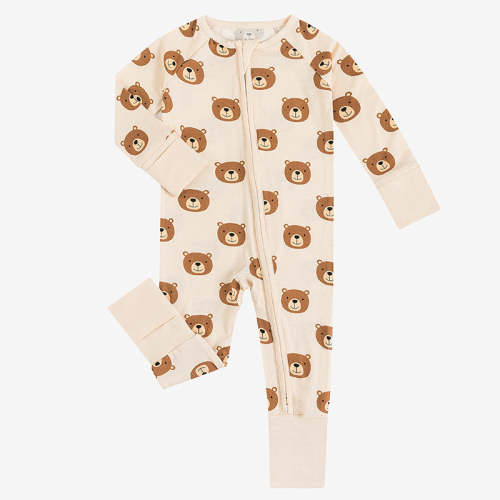 Cute Bear Bamboo Baby Zippy Pajama – MIOZING