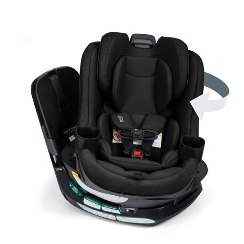 Britax Galaxy 360 Rotating Slim Convertible Car Seat with Swivel Smooth - Raven Black