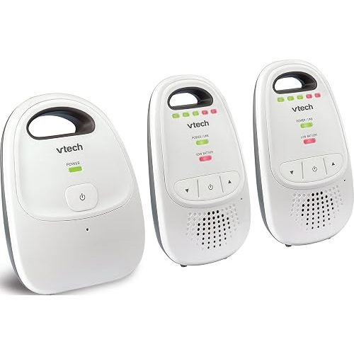 VTech Upgraded Baby Monitor with Rechargeable Battery, Long Range, Crystal-Clear Sound, and Alerts