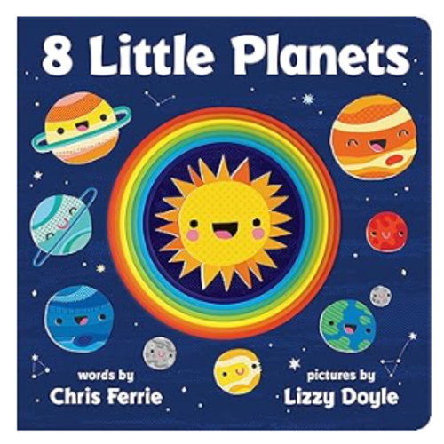 8 Little Planets: A Solar System Book for Kids with Unique Planet Cutouts