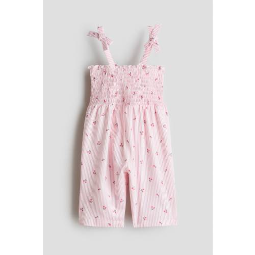 PRINTED COTTON ROMPER SUIT