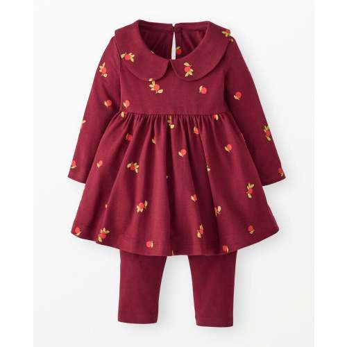 Baby Long Sleeve Collared Dress & Leggings Set | Hanna Andersson