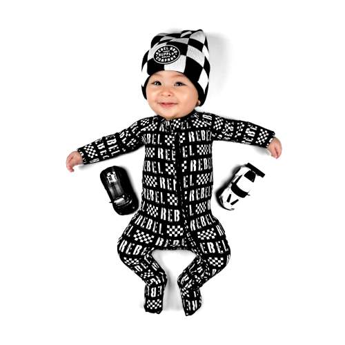 Bamboo Zippy Sleeper in Rebel Racer