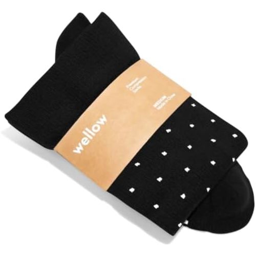 Wellow Dots Collection Knee High Compression Socks 18–25 mmHg