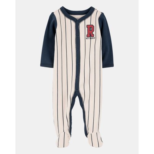 Baby Boy Baseball Rookie Snap Cotton Sleep & Play Pajamas | Carter's
