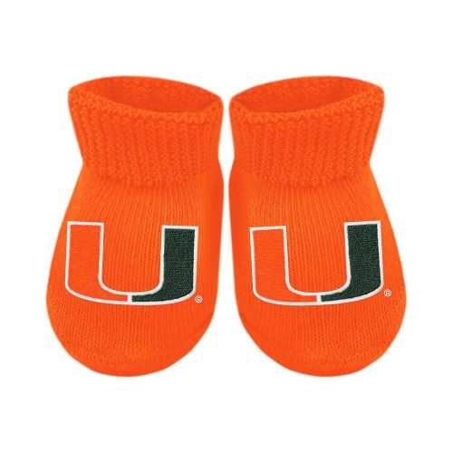 Creative Knitwear College Baby Bootie Sock - Team Logo, Multiple Colors, for Boys & Girls (Newborn - 6 Months)