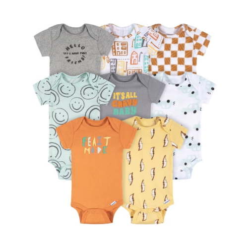 Onesies Brand Baby Boy Bodysuits, 8-Pack, Sizes Newborn - 12 Months