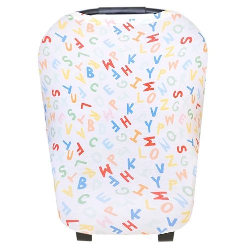 Copper Pearl Multi-Use Cover: Car Seat Covers, Nursing Cover, and Stroller Cover for Sun - Stretchy Fabric, All-Season Use, Stylish Designs, Easy Access for Moms - Webster