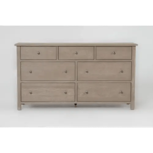 Felipe Grey Driftwood 7-Drawer Dresser