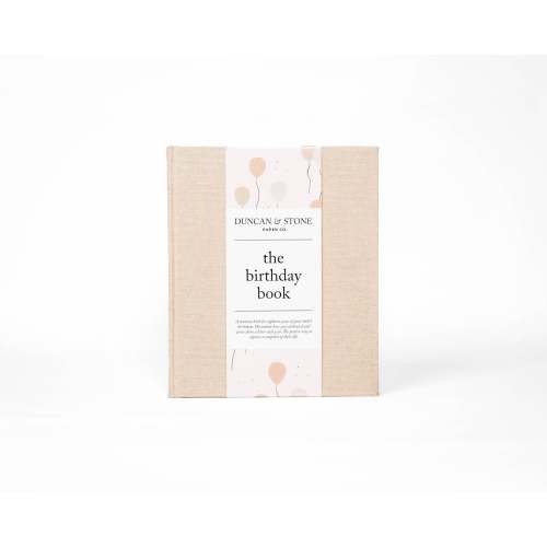 Keepsake Birthday Book | Duncan & Stone Paper Co.