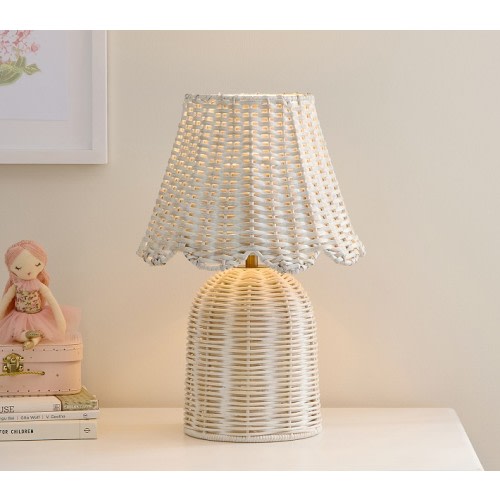Rattan Table Lamp (16")
