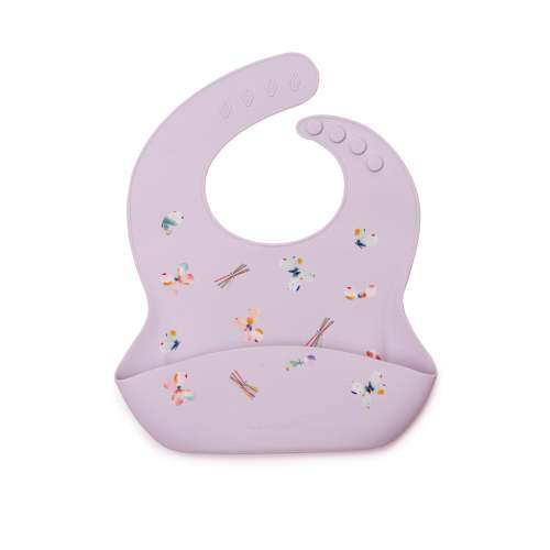 Silicone Bib Printed - Butterfly