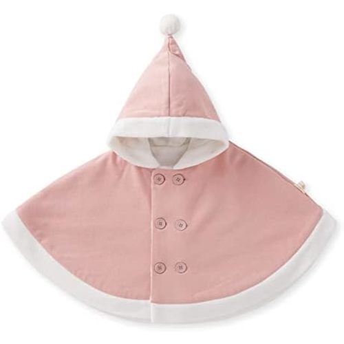 pureborn Baby Boys Poncho Cape Cloak Fleece Hooded Coat