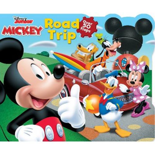 Disney Mickey Road Trip - (Lift-The-Flap) by Lori C Froeb (Board Book)