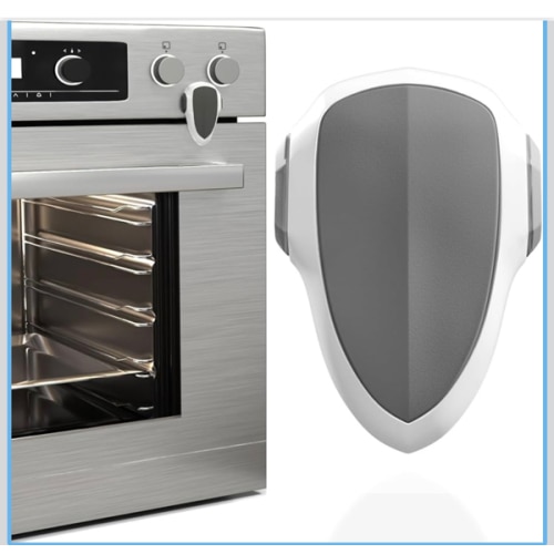 Oven Lock Child Safety, 1 Pack, Oven Door Lock Child Safety, Oven Baby Proofing, Heat-Resistant, Durable & Easy to Install Oven Safety Locks for Toddlers, Baby Proof Oven (White)