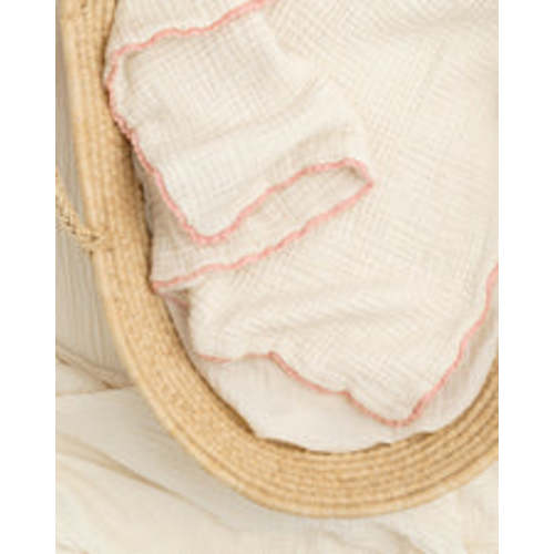 Soft, Heirloom Lace Baby Blanket | Organic Cotton Gauze | Willaby – willaby