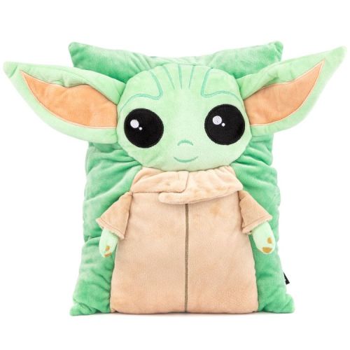Jay Franco The Mandalorian Baby Yoda 3D Snuggle Pillow