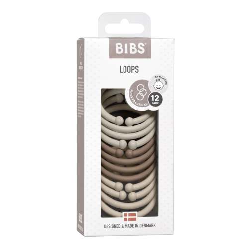 BIBS Loops 12 Pack Sand/Dark Oak/Vanilla