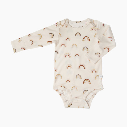Loulou Lollipop Long Sleeve Bodysuit (Tencel) - Canyon Rainbow, 6-12 M