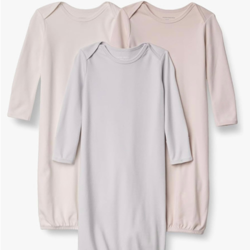Amazon Essentials Unisex Babies' Long Sleeve Cotton Sleeper Gown