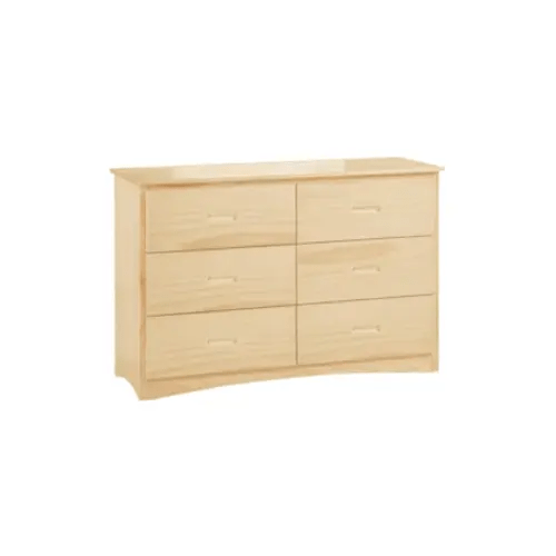 Kory Natural 6-Drawer Dresser