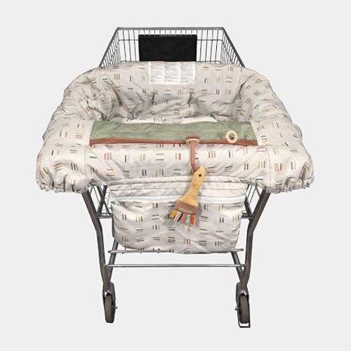 Boppy Shopping Cart & High Chair Cover, 360 Padded Baby Seat Cover & Toy