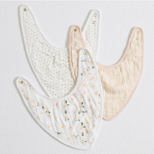 Meredith Muslin Drool Bib Set