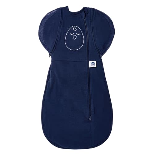 Nested Bean Air 6-in-1 Adaptable Baby Sleep Sack - Unweighted - Comfort & Safety for Natural Sleep, Preferred Arm Position Reduces Startle Reflex, Better for Baby, NB (7-13lbs) Night Sky